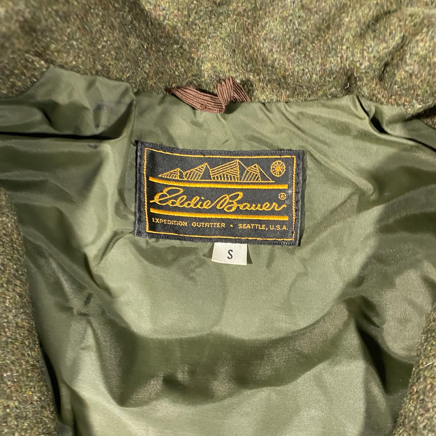 80s Eddie bauer wool anorak jacket Small