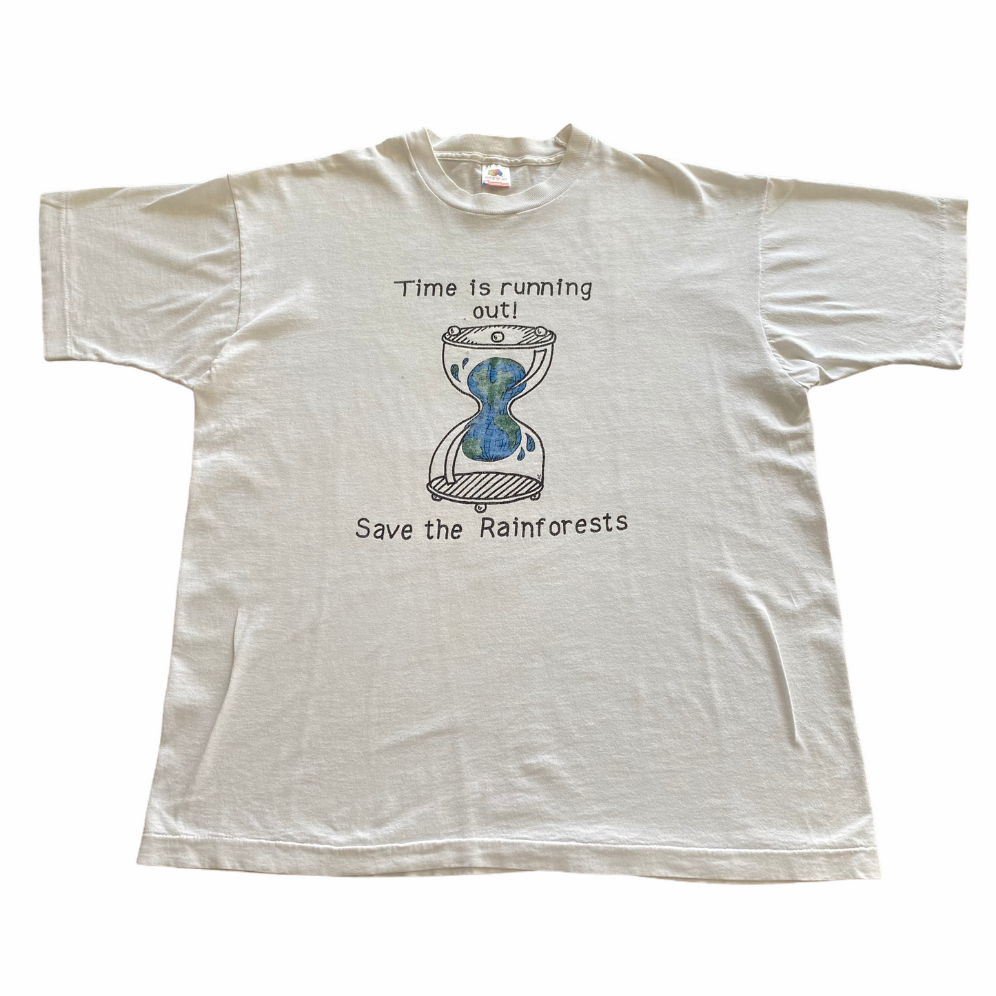 90s Save the rainforests tee large