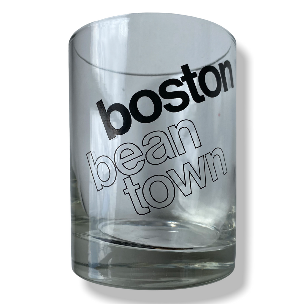 Boston bean town glass