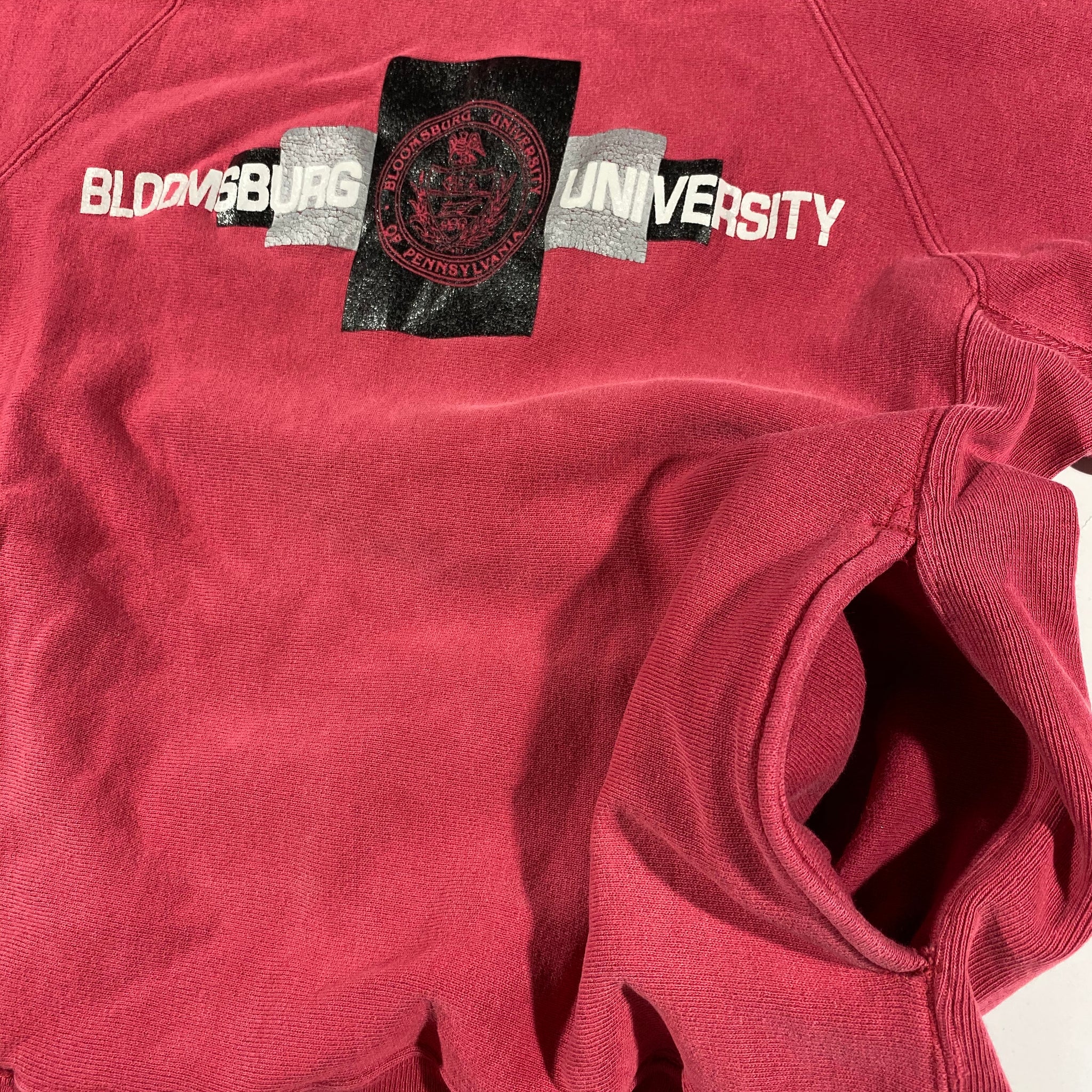 Bloomsburg University Champion reverse weave mock neck sweatshirt S/M fit