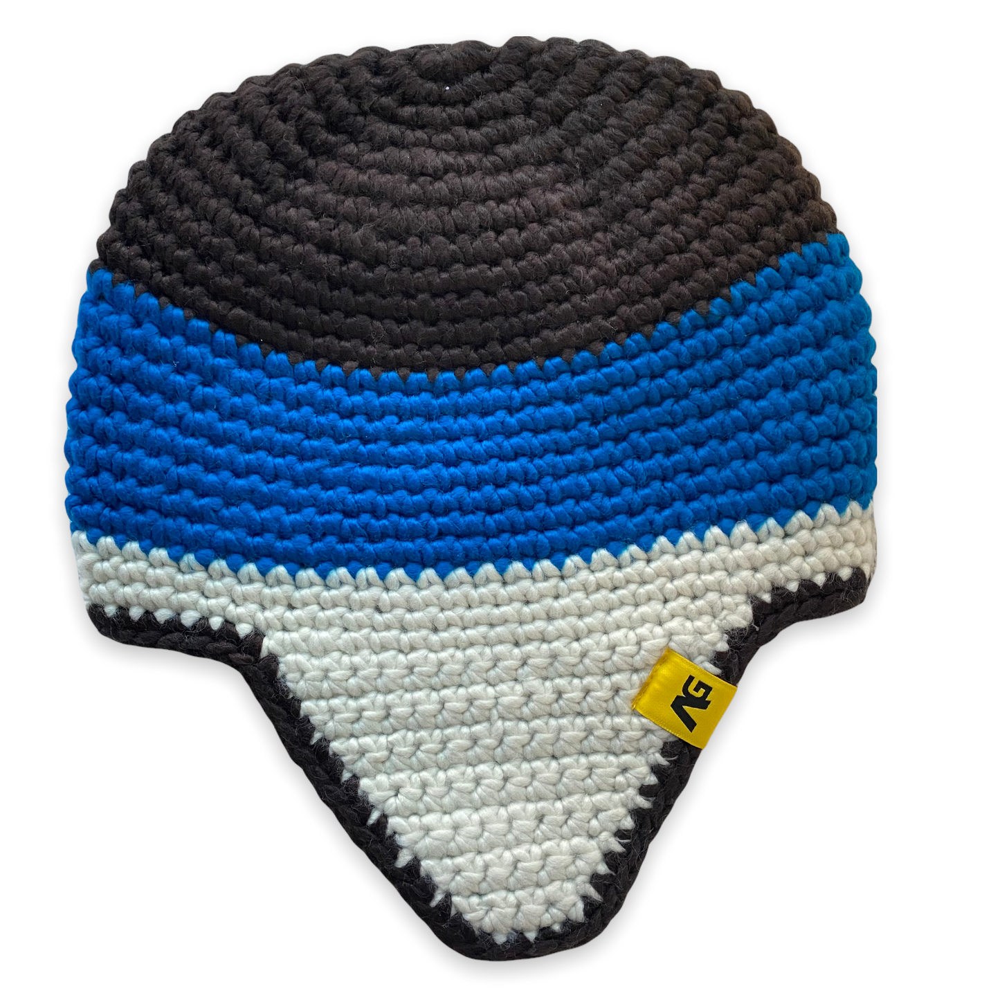 Analog earflap beanie