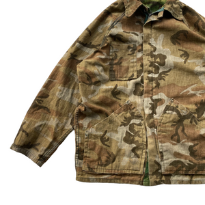 70s Frogskin reversible camo jacket. Medium fit