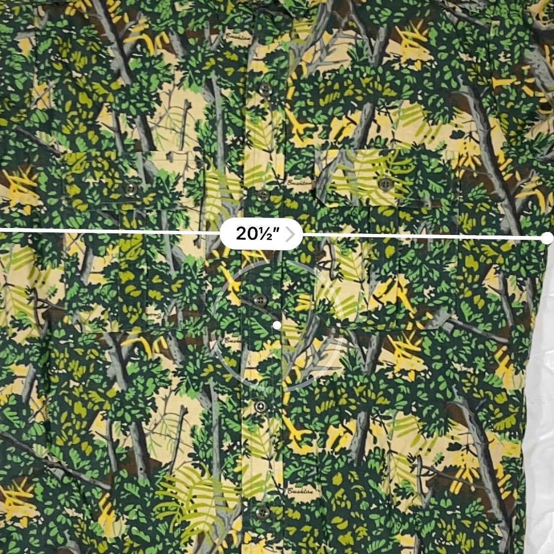 80s Bushlan camo shirt medium