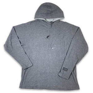 Y2k Nike tiny check chest pocket fleece hood. XL