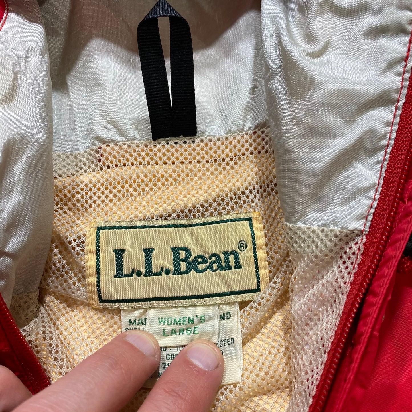 90s LL Beanski anorak pullover jacket. M/L