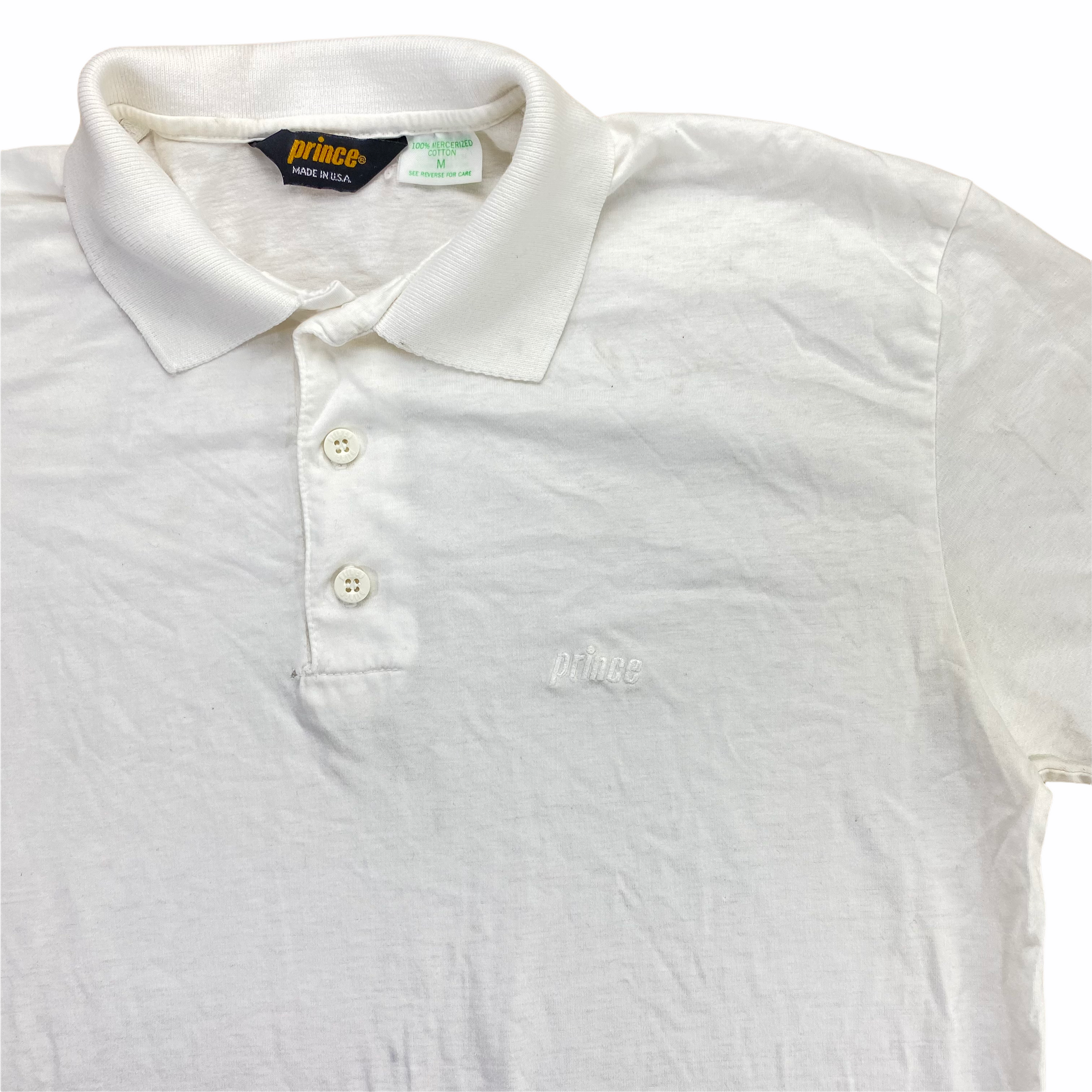 90s Prince Tennis Polo Shirt Medium