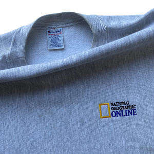 90s Champion reverse weave national geo graphic XL