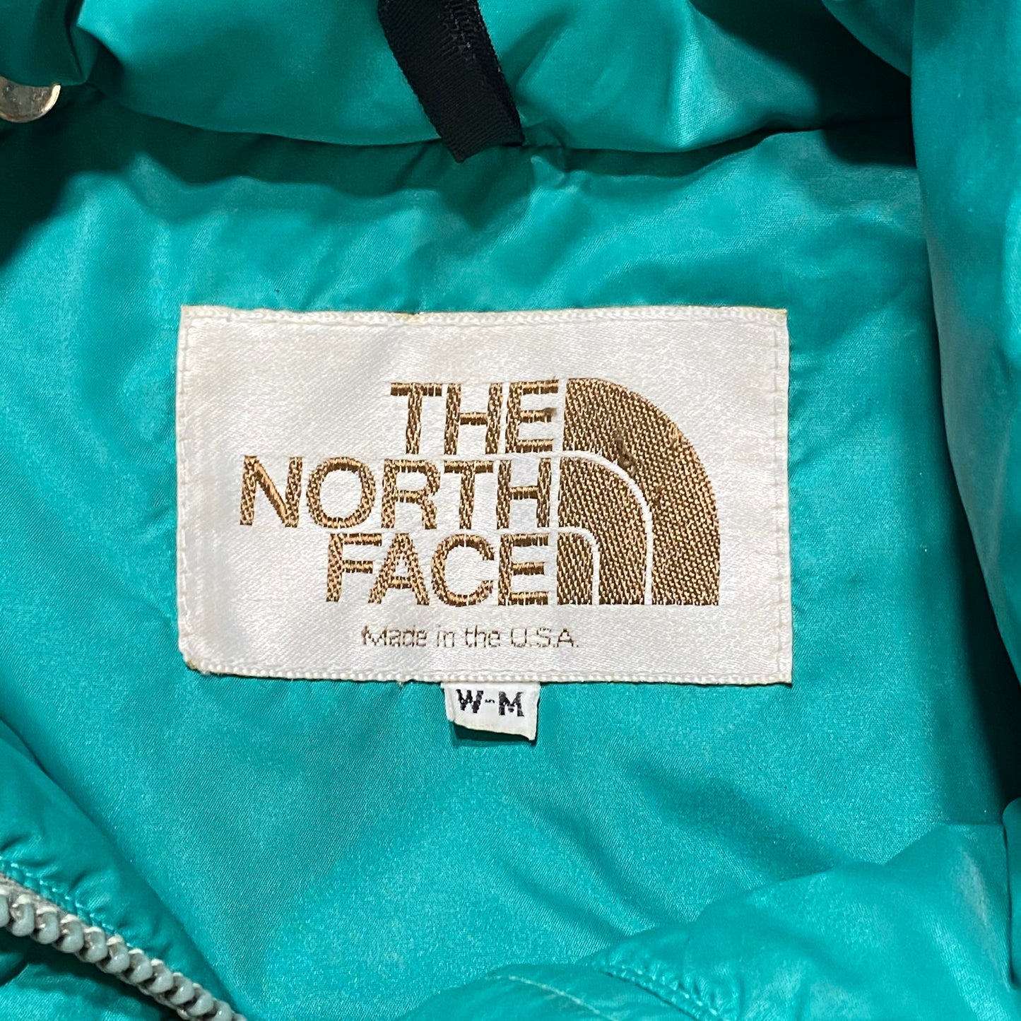 80s North face hood down jacket. wmns medium