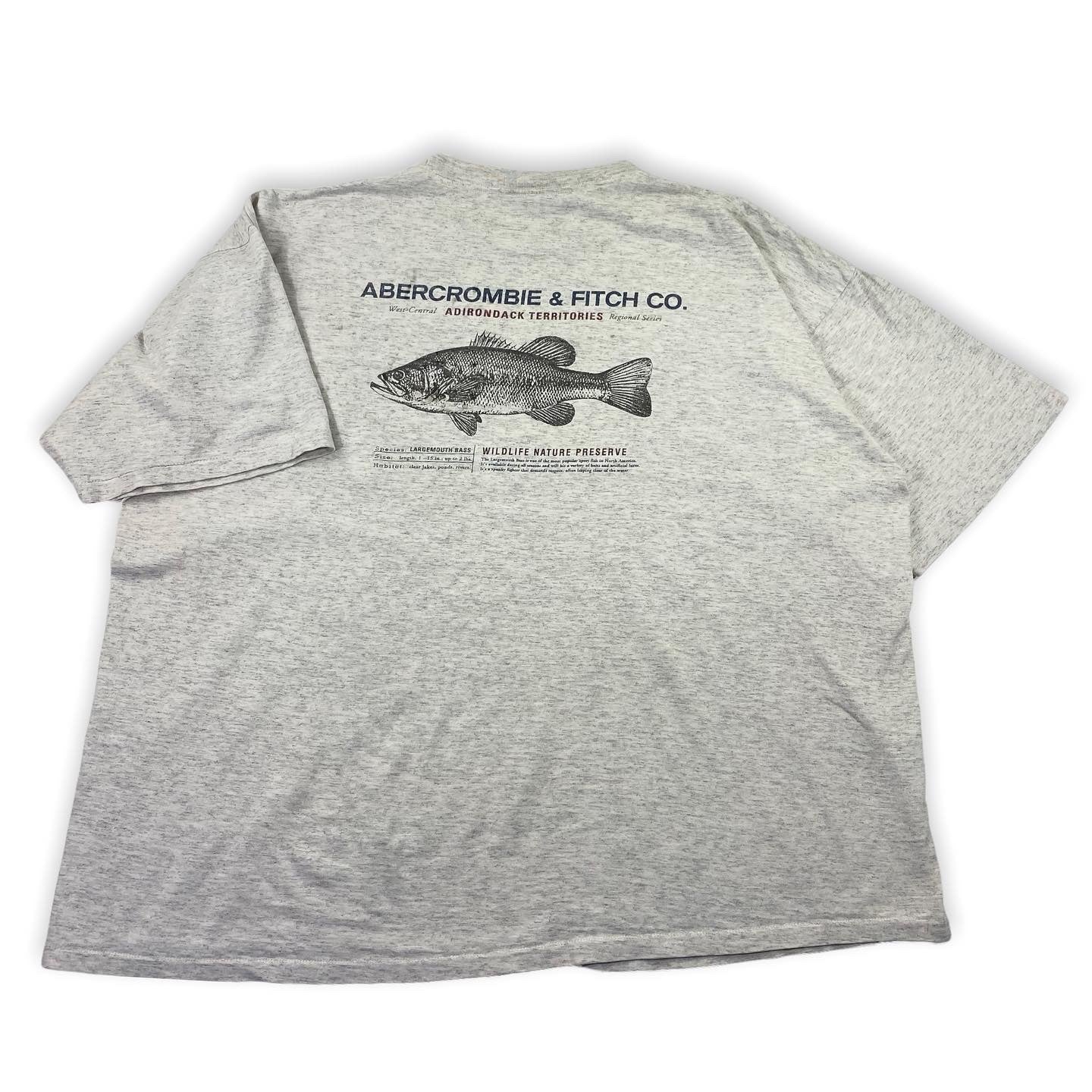 90s Abercrombie bass tee. XXL