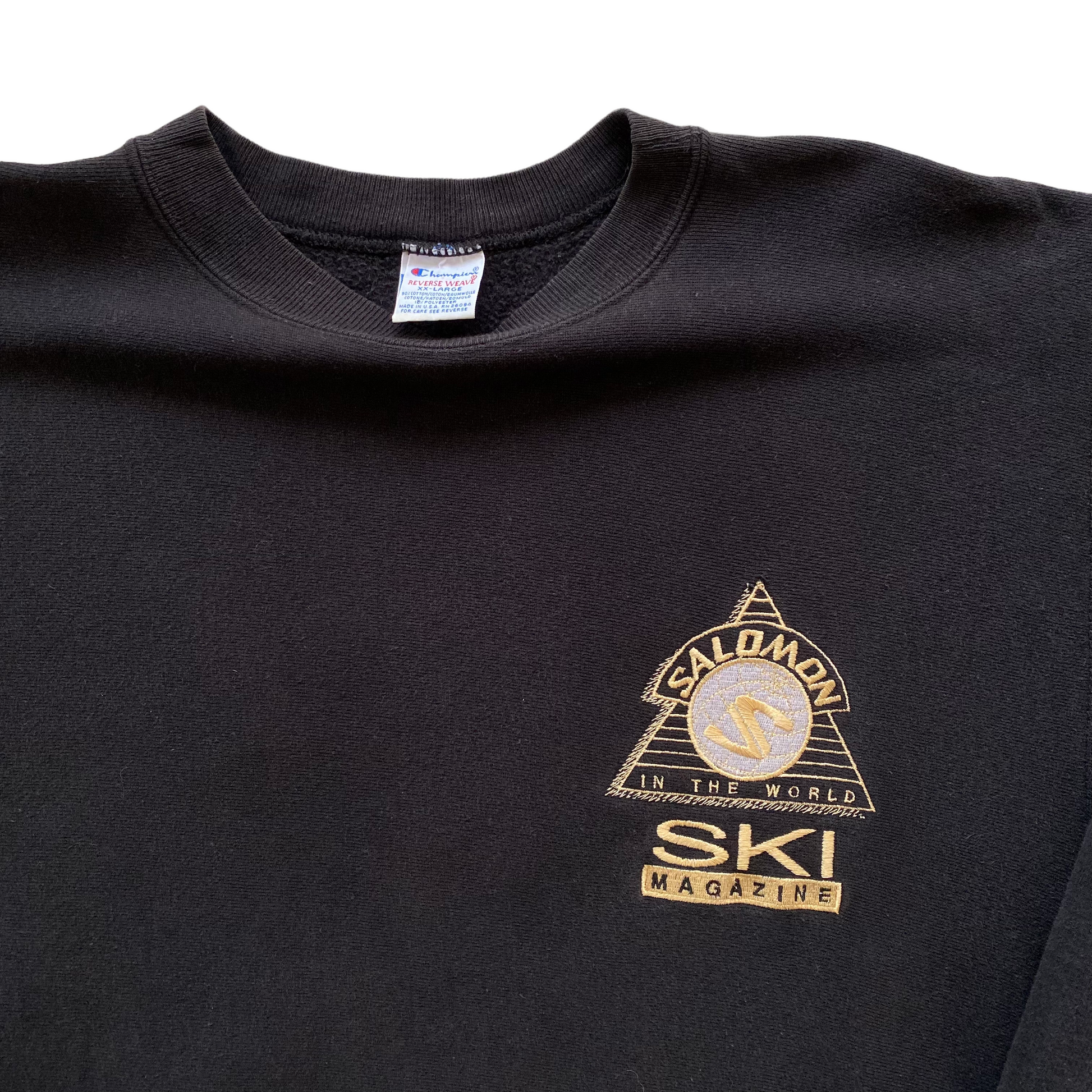 90s Salomon Champion reverse weave XXL – Vintage Sponsor 90s Salomon Champion reverse weave XXL – Vintage Sponsor