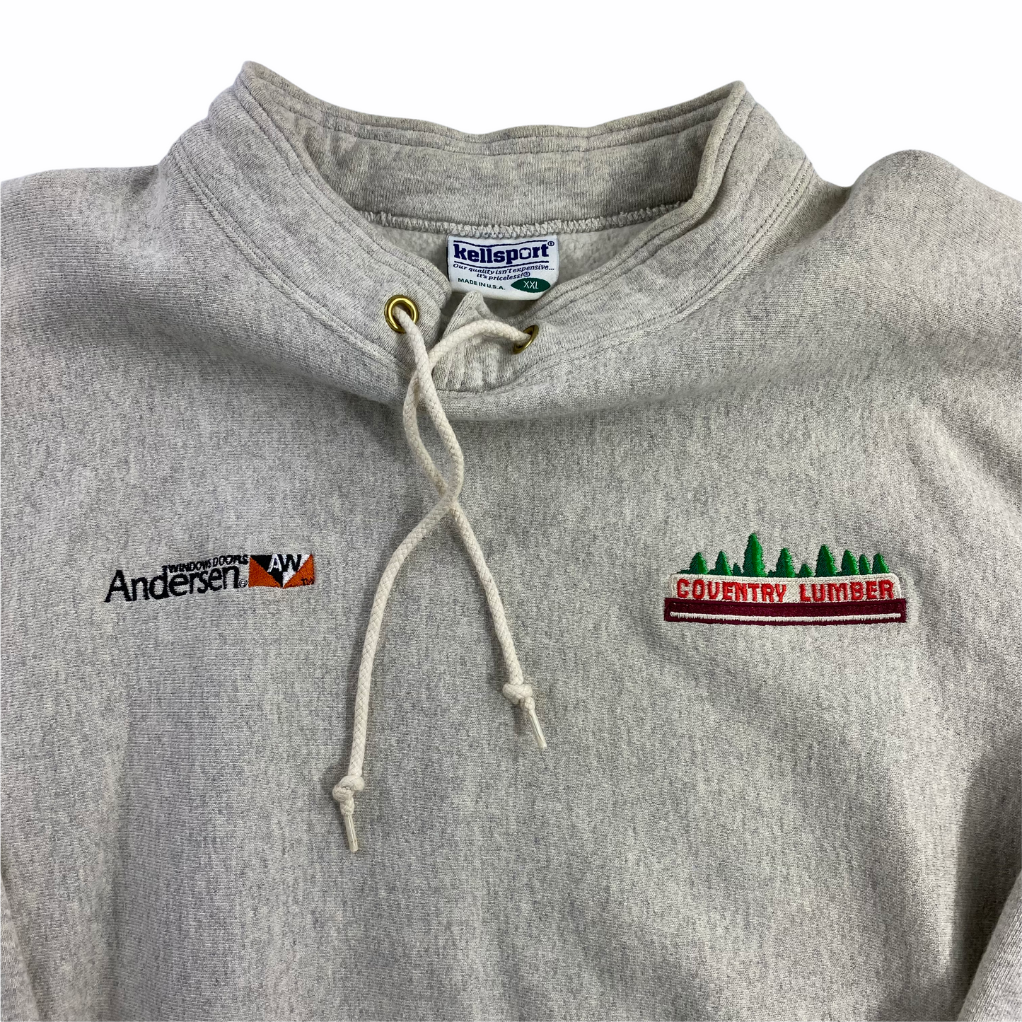 Super heavyweight tie neck lumber yard sweatshirt. XXL