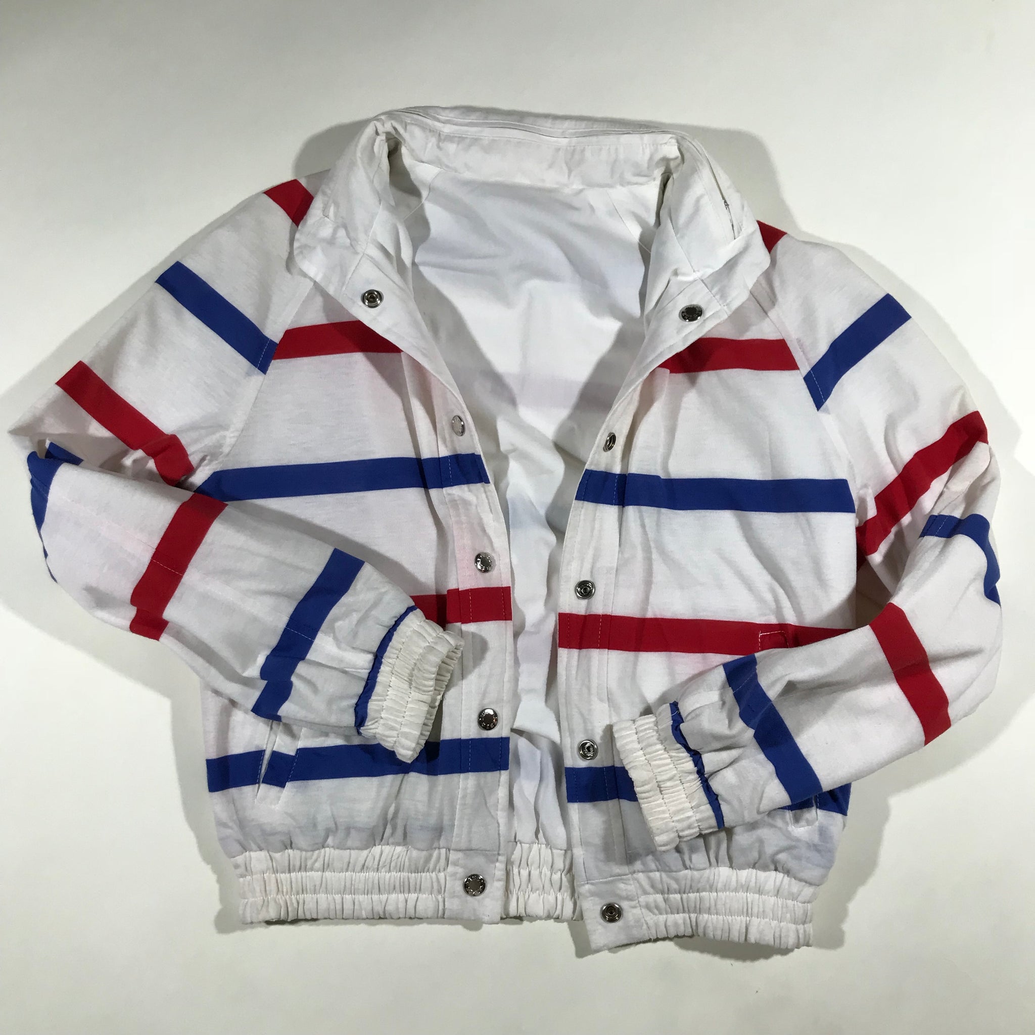 Double sided striped jacket. ladies small.