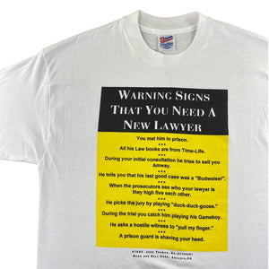 90s New Lawyer tee XL