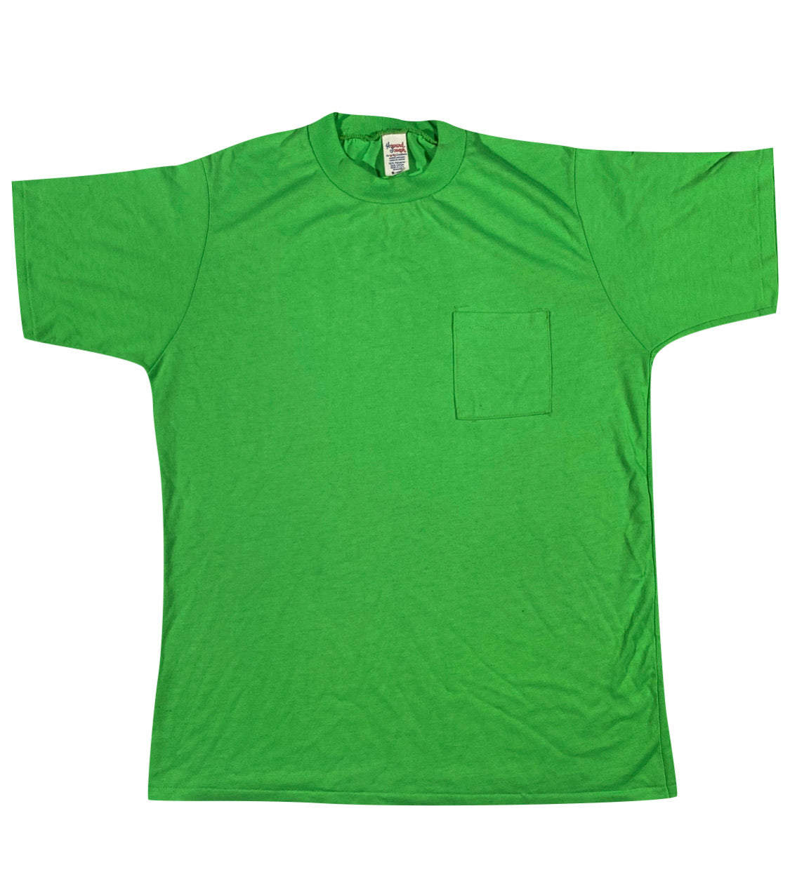 80s Green pocket tee. large