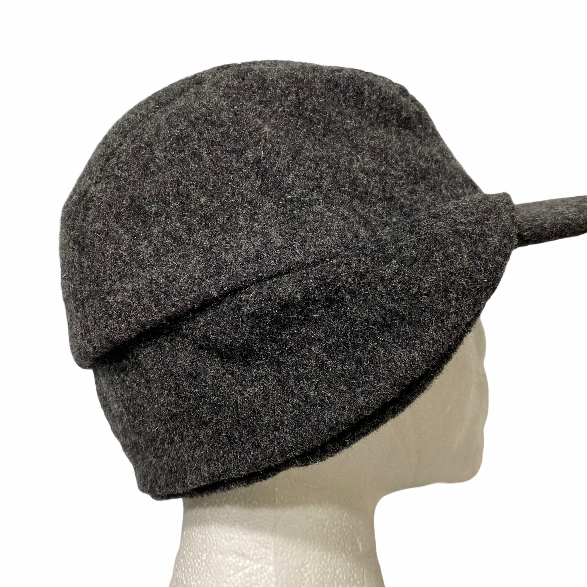 70s Wool Earflap Hat Medium