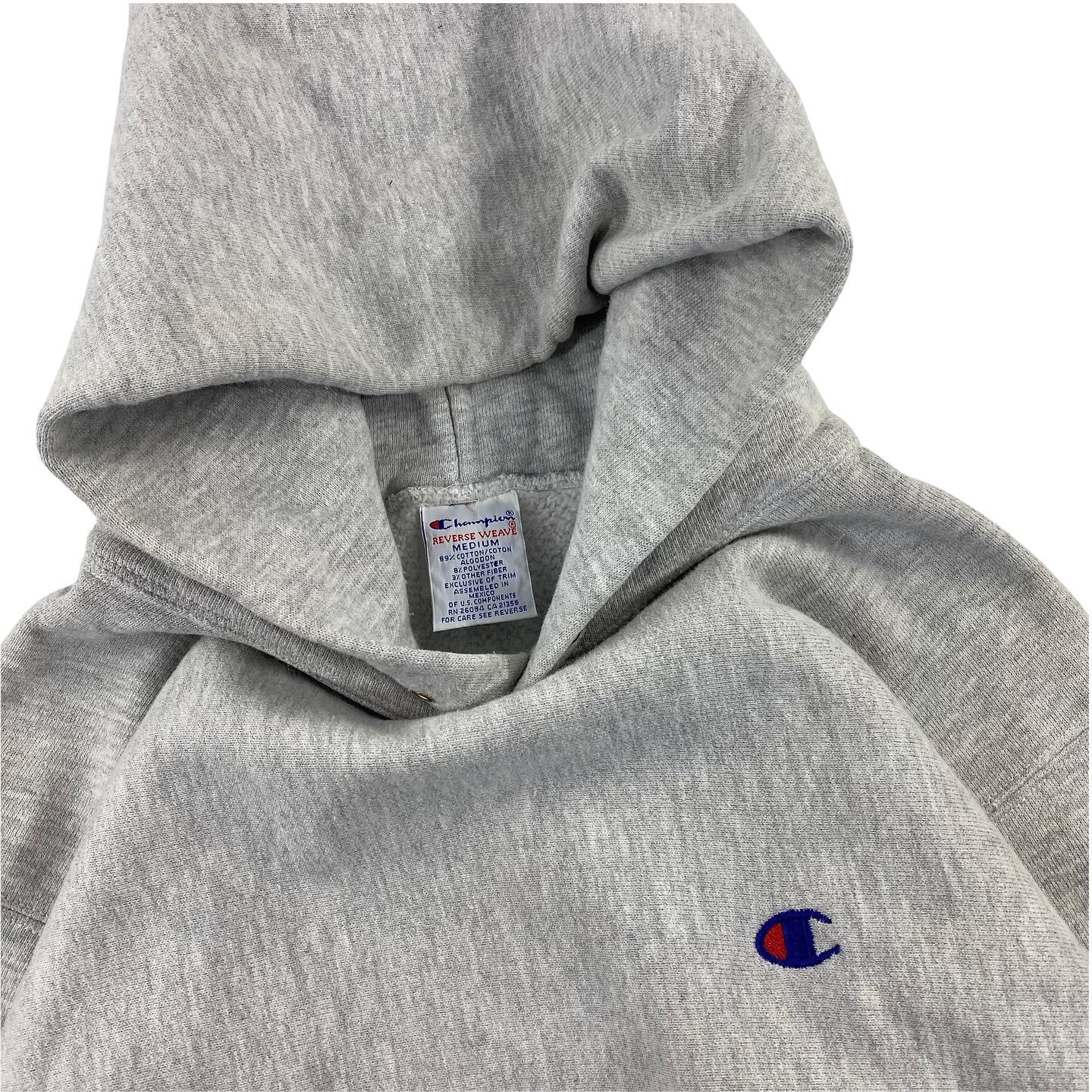 90s Champion Reverse weave hooded sweatshirt. medium
