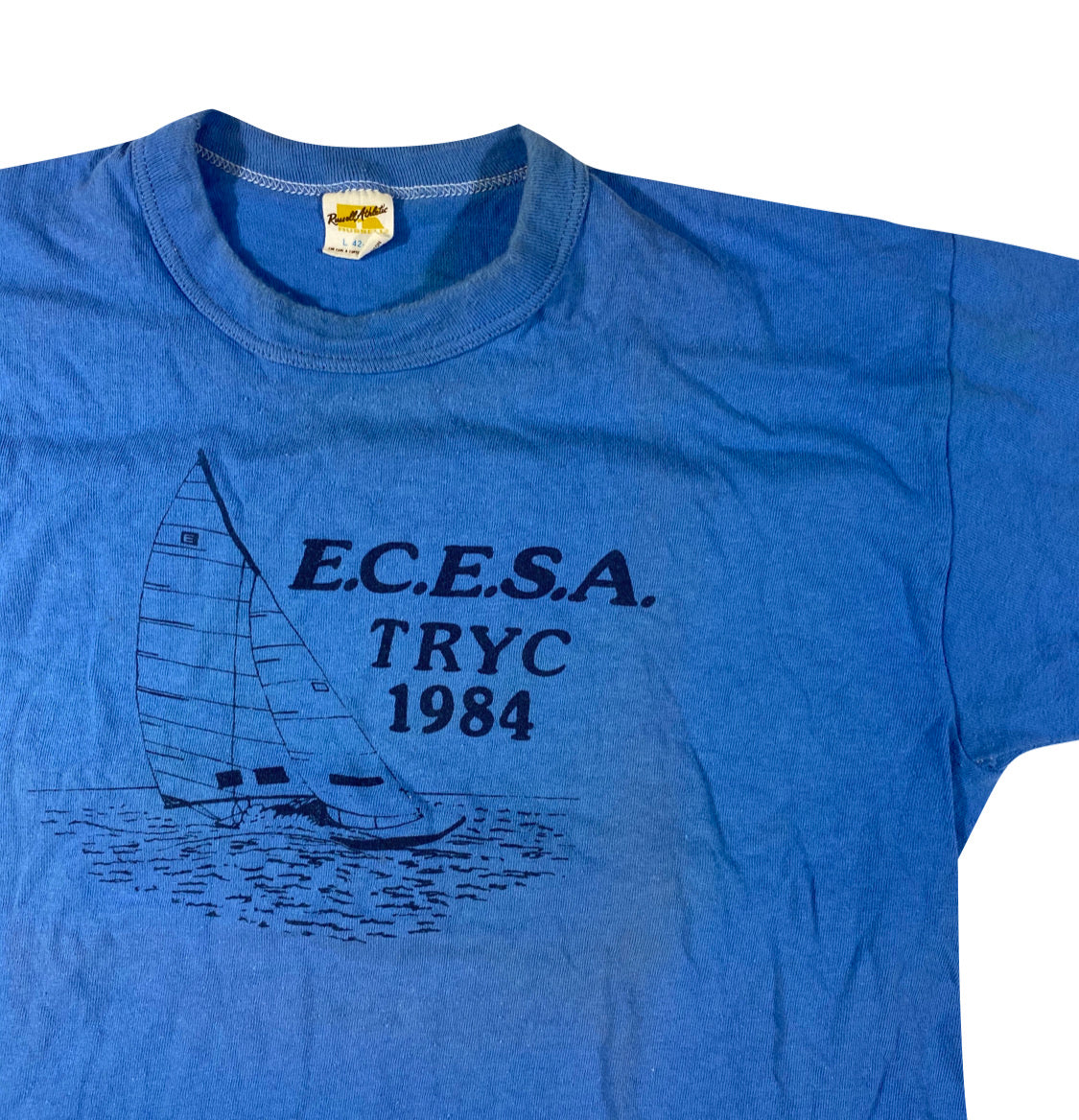 80s Sailing tee. S/M fit
