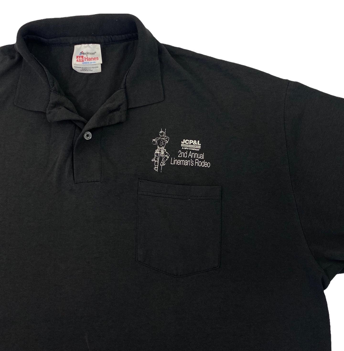 90s Lineman polo shirt XL