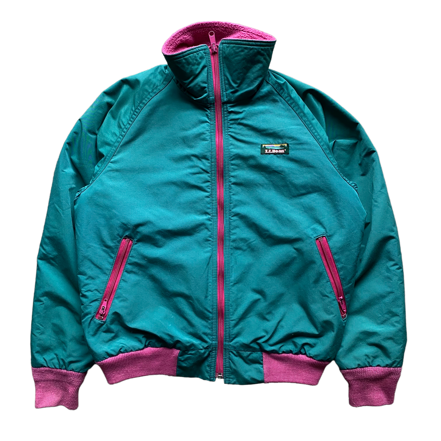 90s LL Bean warm up jacket Wmns medium – Vintage Sponsor 90s LL Bean warm up jacket Wmns medium – Vintage Sponsor