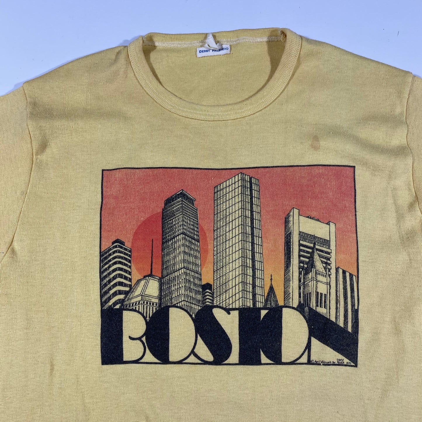 70s Boston tee. Sz small