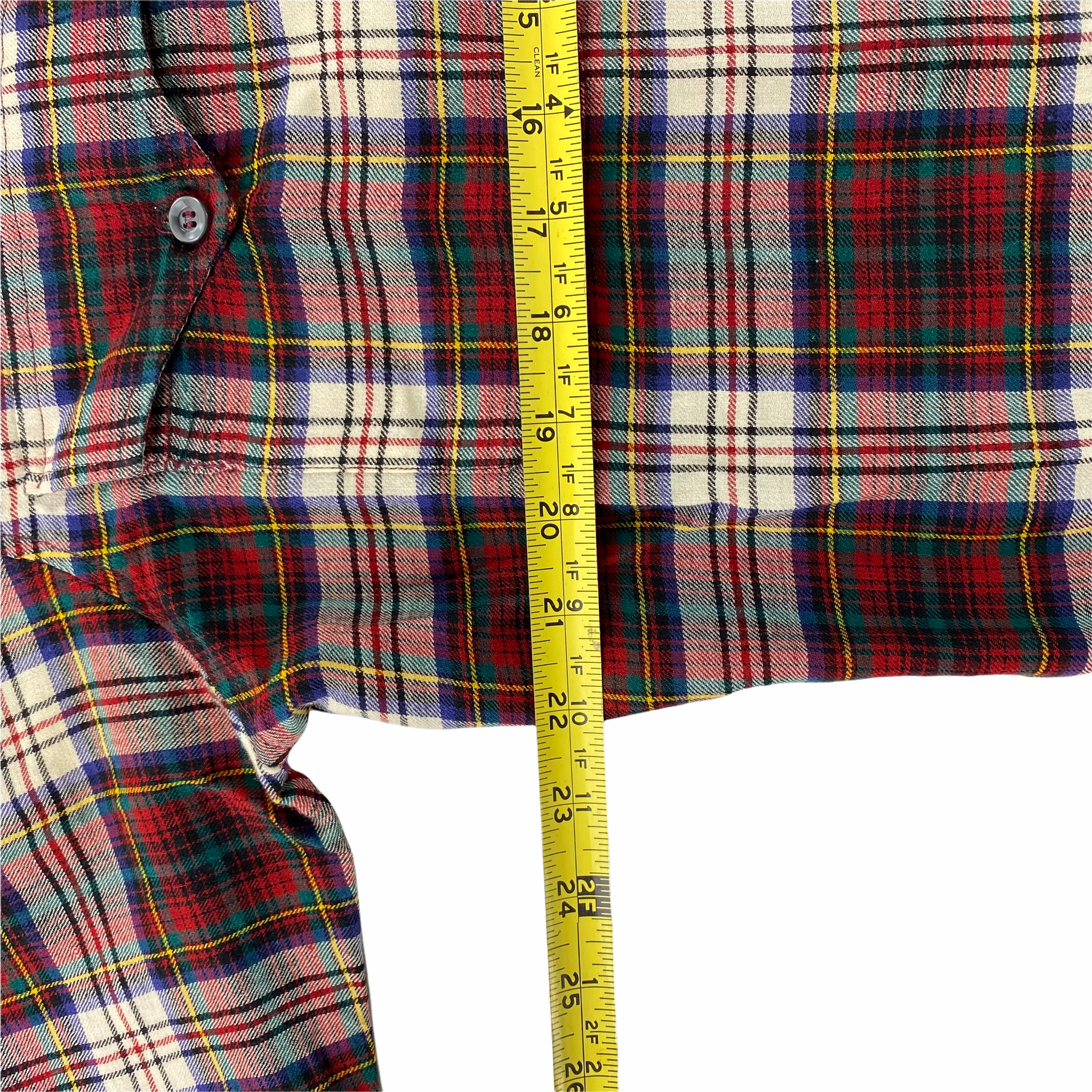 60s Abercrombie and fitch wool tartan shirt large