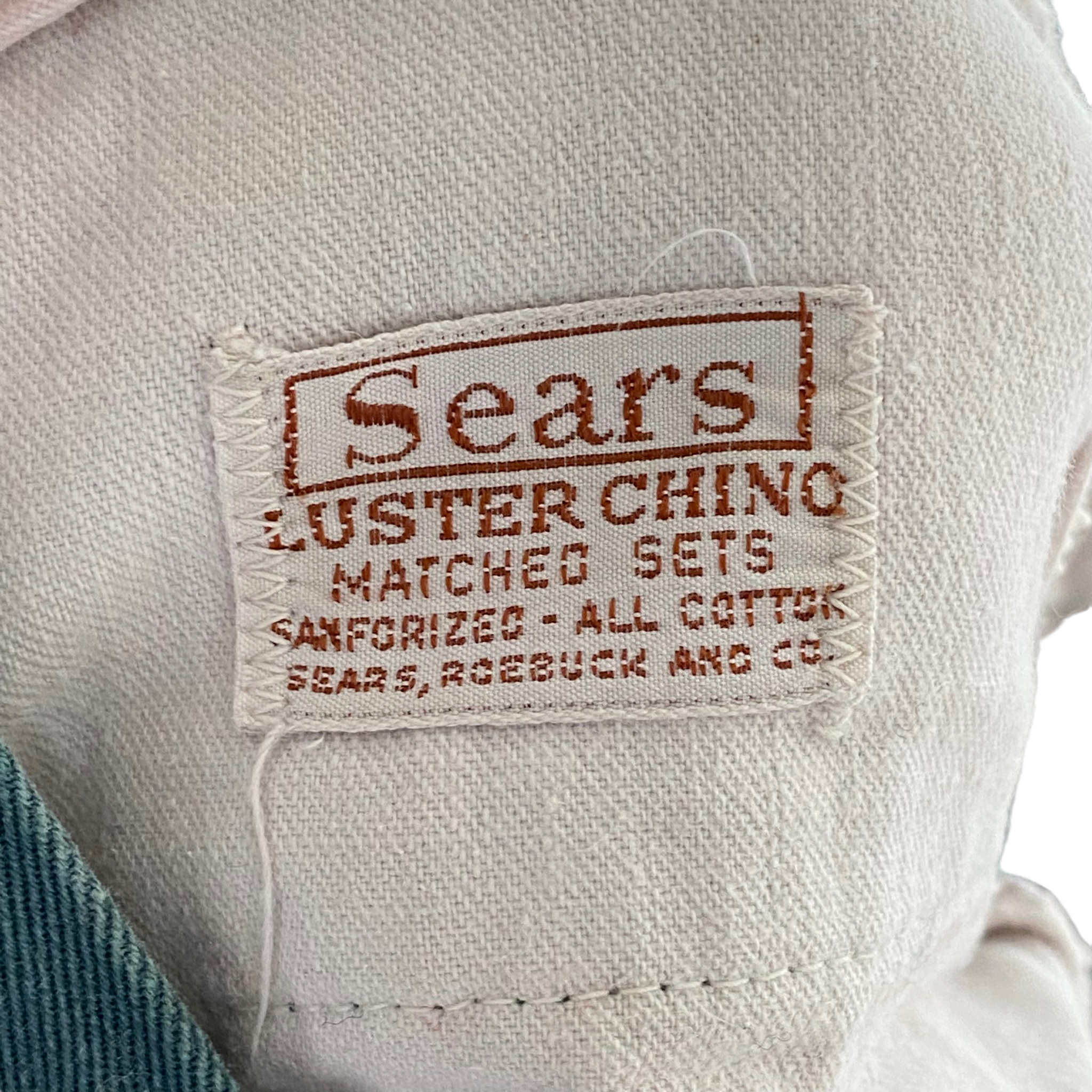 50s Sears luster chino 36/29