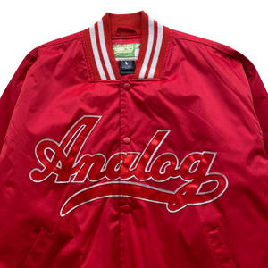 Analog “satin” jacket  Large
