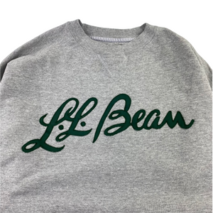90s LL Bean script logo russell sweatshirt.  Sz large