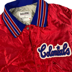 80s Colonials satin jacket. medium