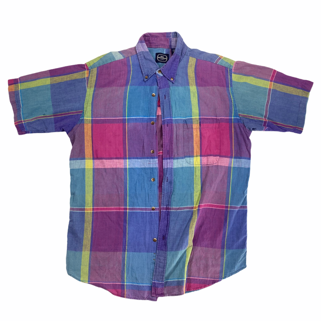 90s Madras Shirt XL