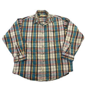 St. john’s bay plaid cotton shirt XL