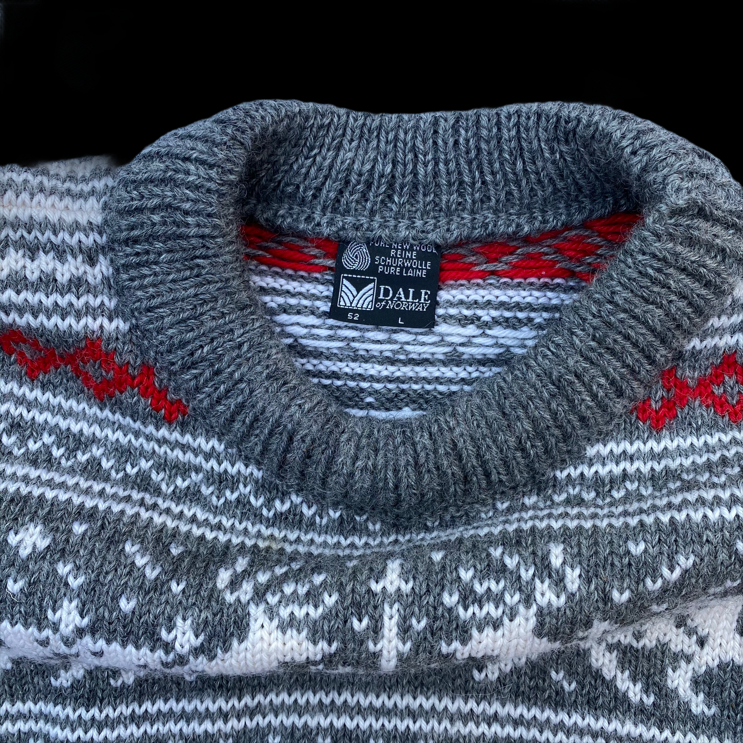 Wool norway sweater. large