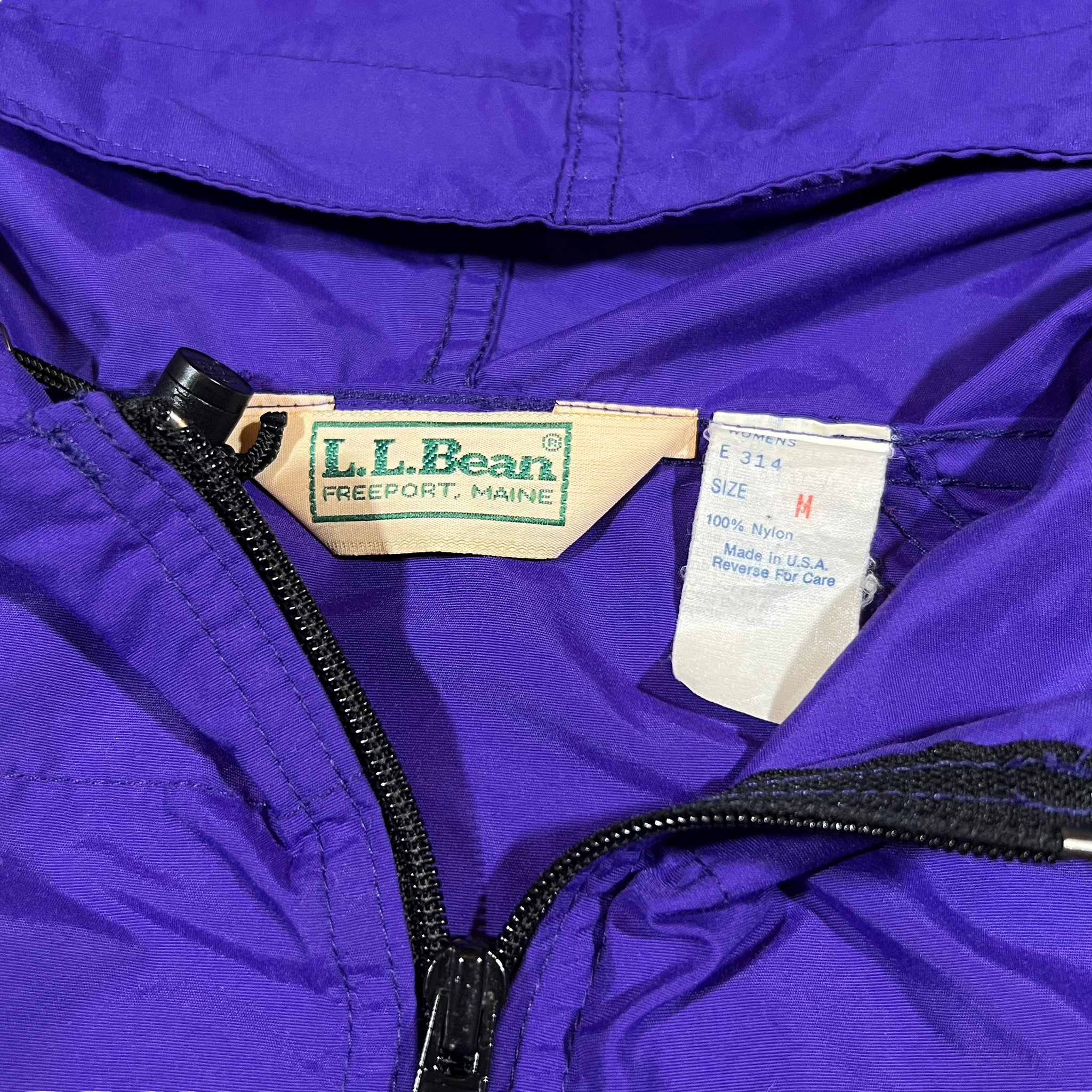 90s LL Bean Anorak Jackets. Made in USA.