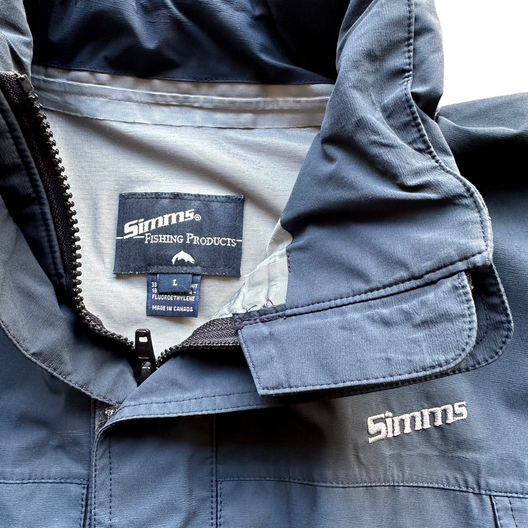 90s Simms goretex wading jacket large – Vintage Sponsor