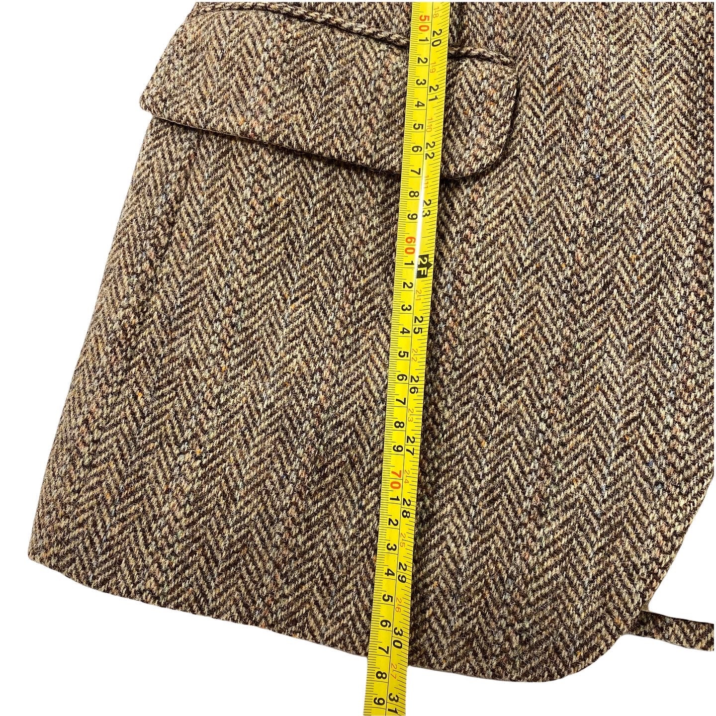 80s Harris tweed suit jacket