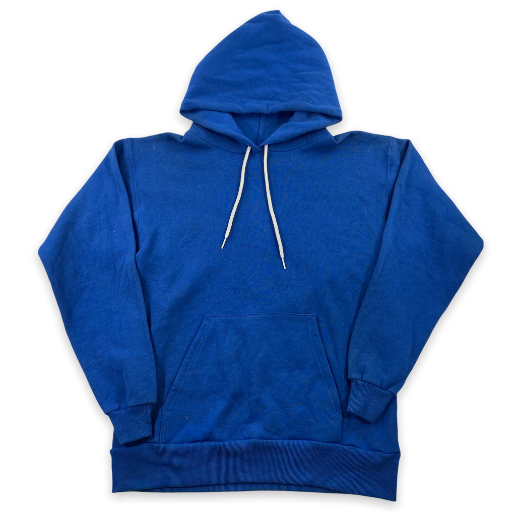 90s Hooded sweatshirt. “donnie darko blue” Small