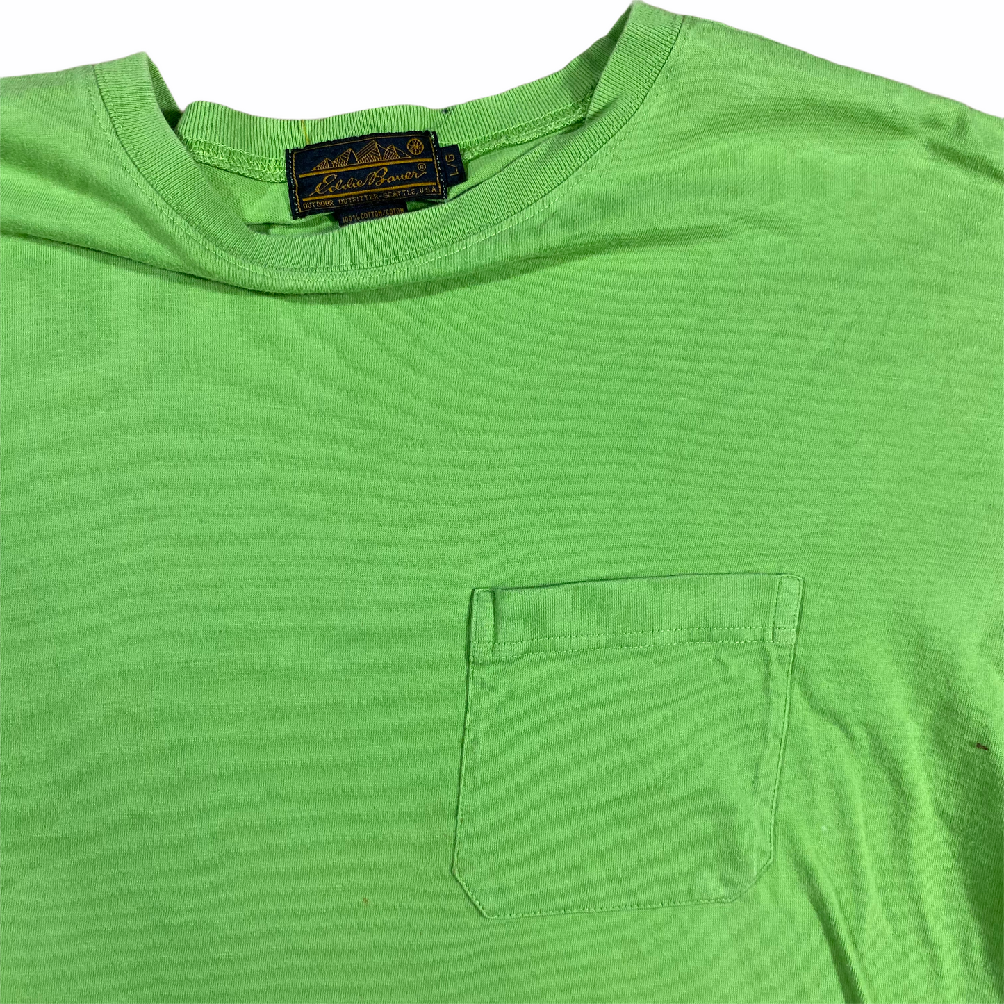 90s EDDIE Bauer pocket tee. large