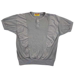 80s Wiseguy style paneled shirt. large