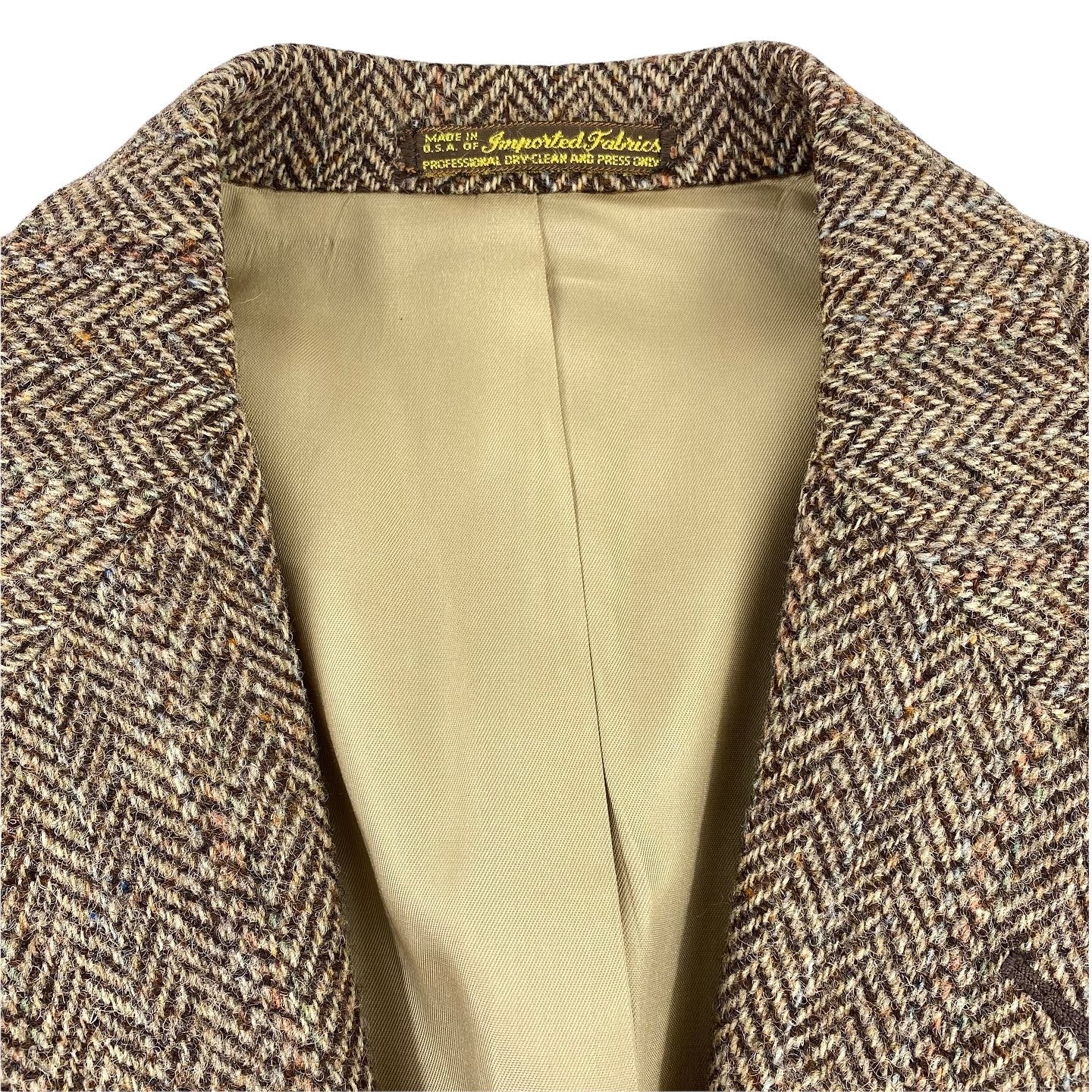 80s Harris tweed suit jacket – Vintage Sponsor