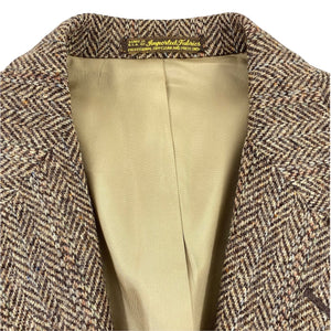 80s Harris tweed suit jacket