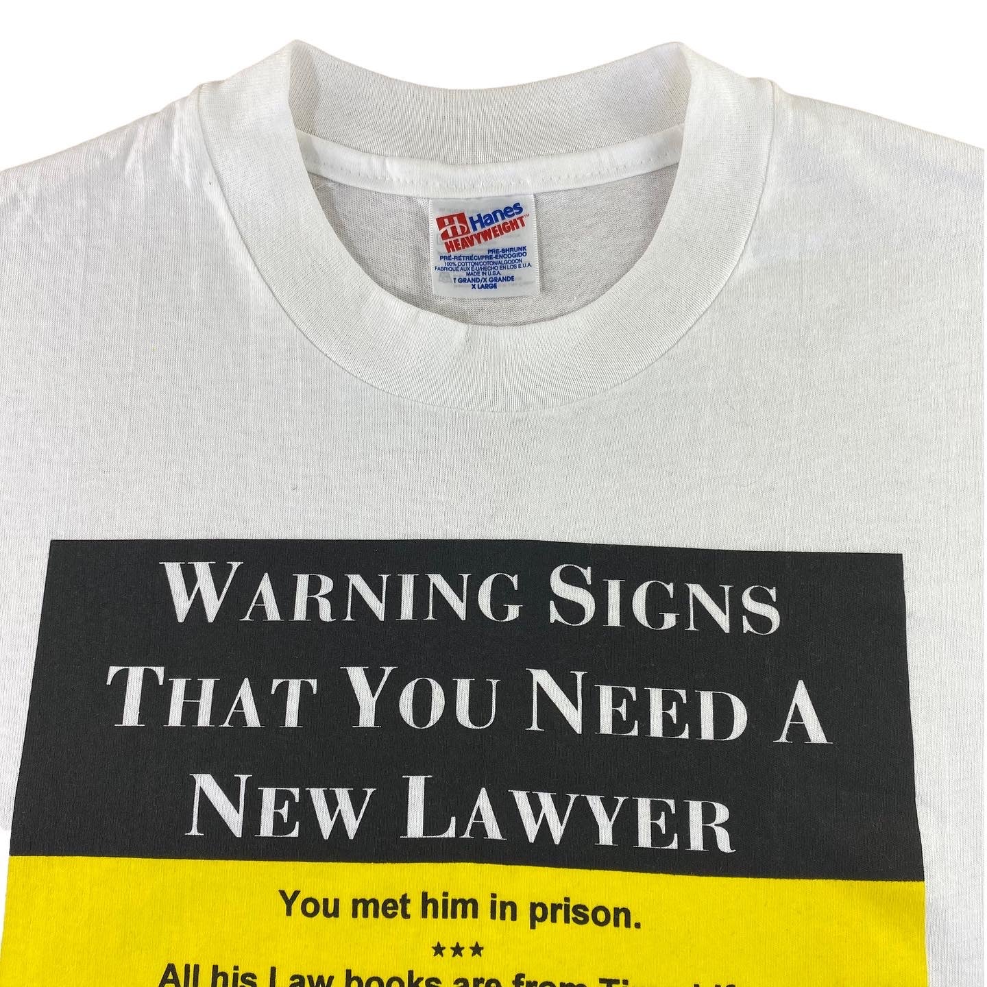 90s New Lawyer tee XL