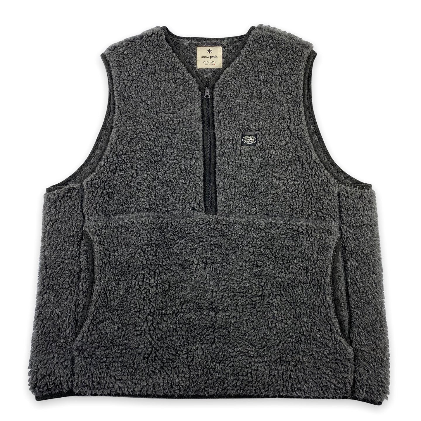 Snow peak wool pile vest XL