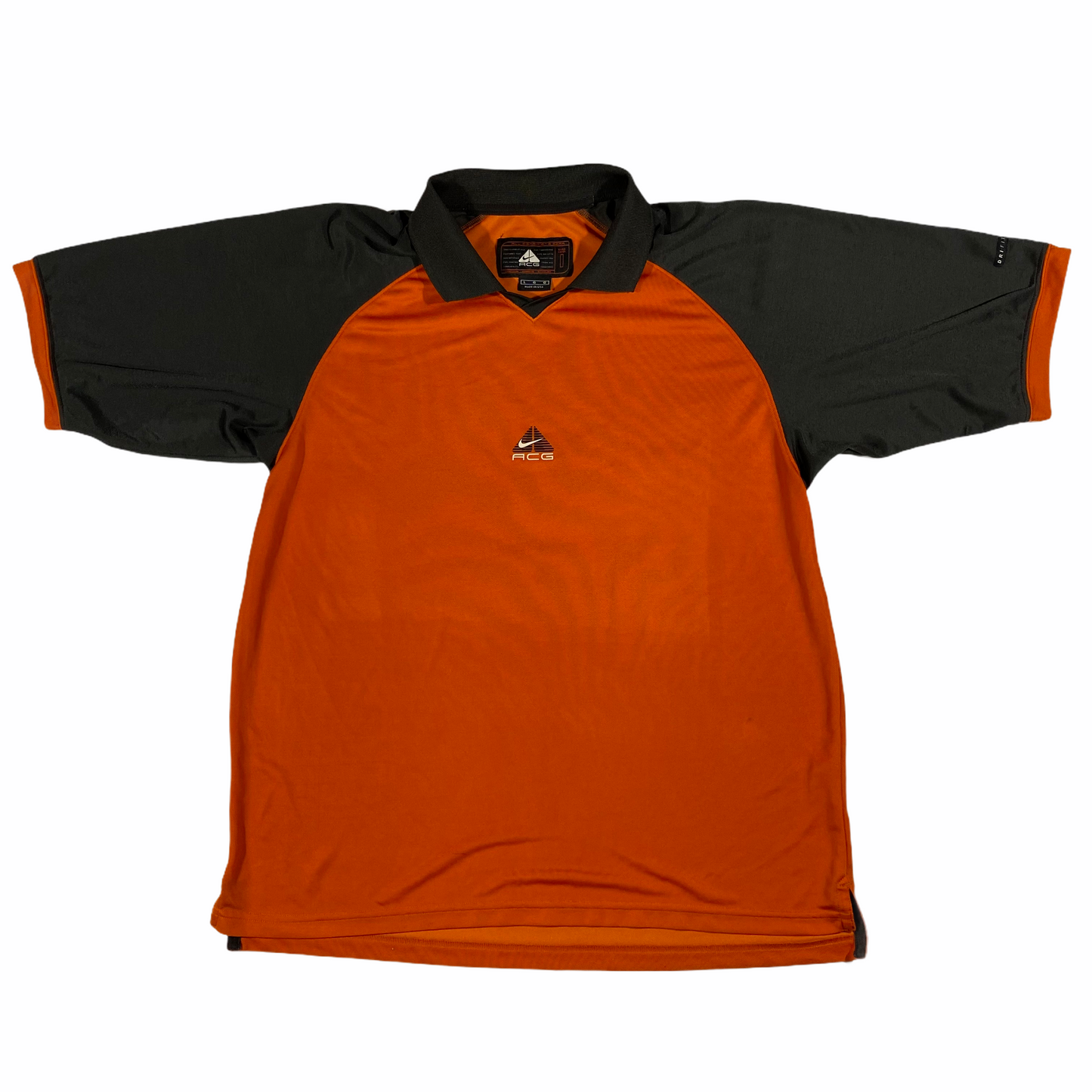 90s Nike ACG base layer polo shirt. L/XL