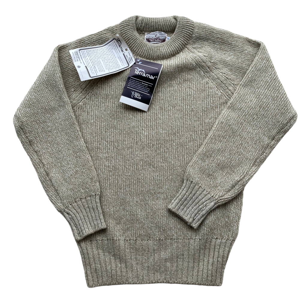 80s Wool sweater. oatmeal Small