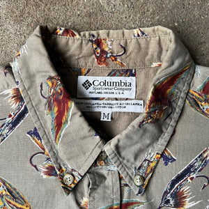 90s Columbia Lure Short Sleeve Button Down Medium/Large