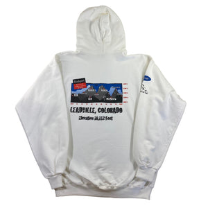 90s Rockport heavyweight leadville racer hooded sweatshirt XL