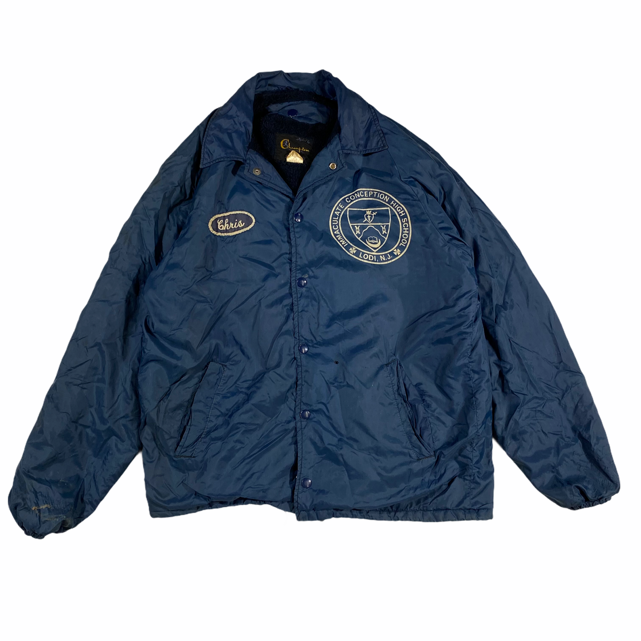 70s Champion nylon jacket. lodi new jersey Medium – Vintage Sponsor
