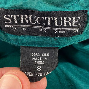 Structure Silk Shirt Small
