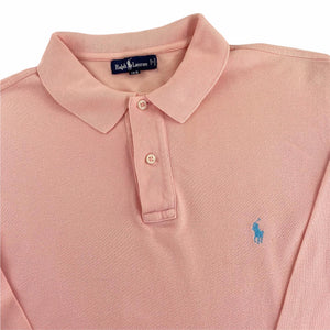 90s Polo pink long sleeve. Small