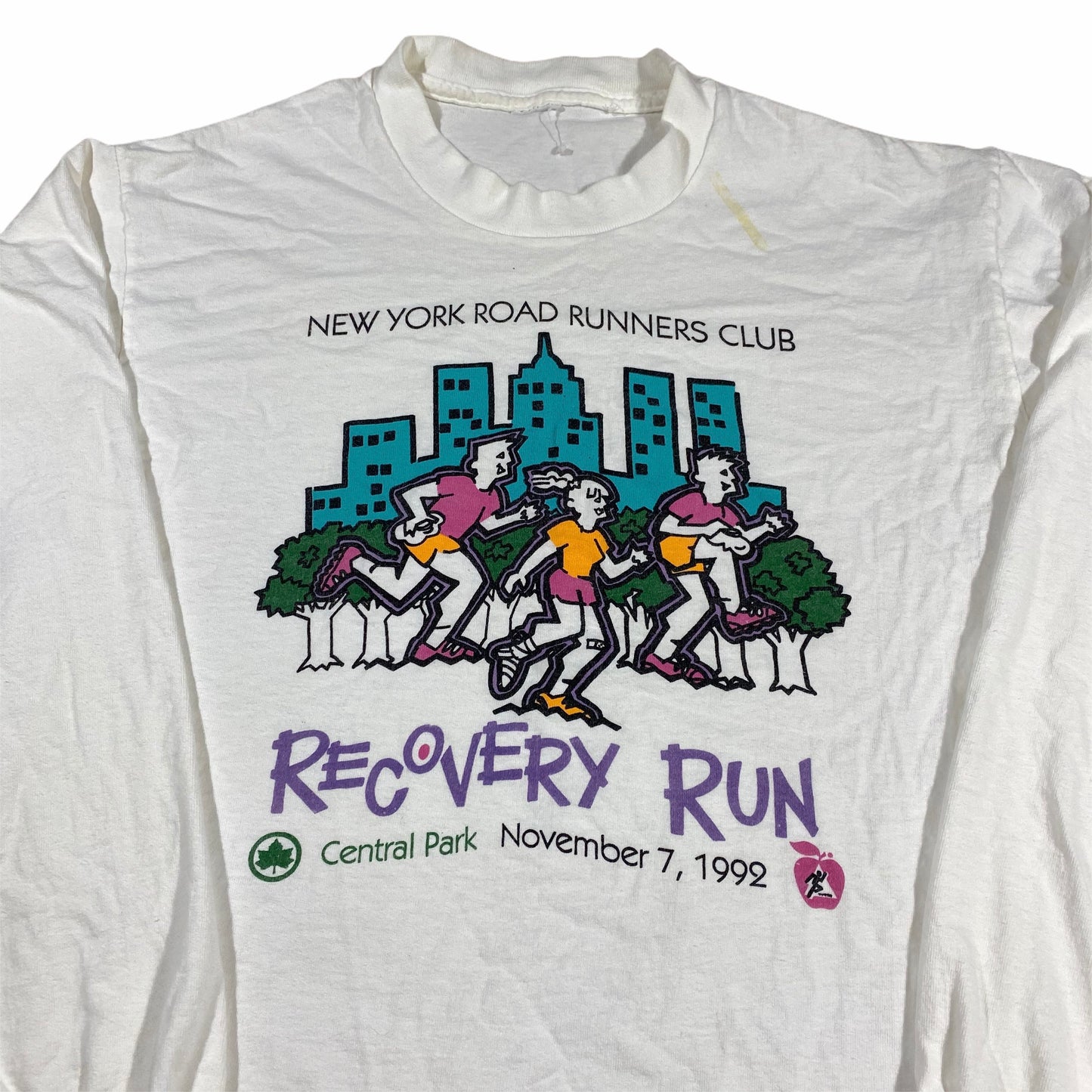 1992 central park recovery run longsleeve. small